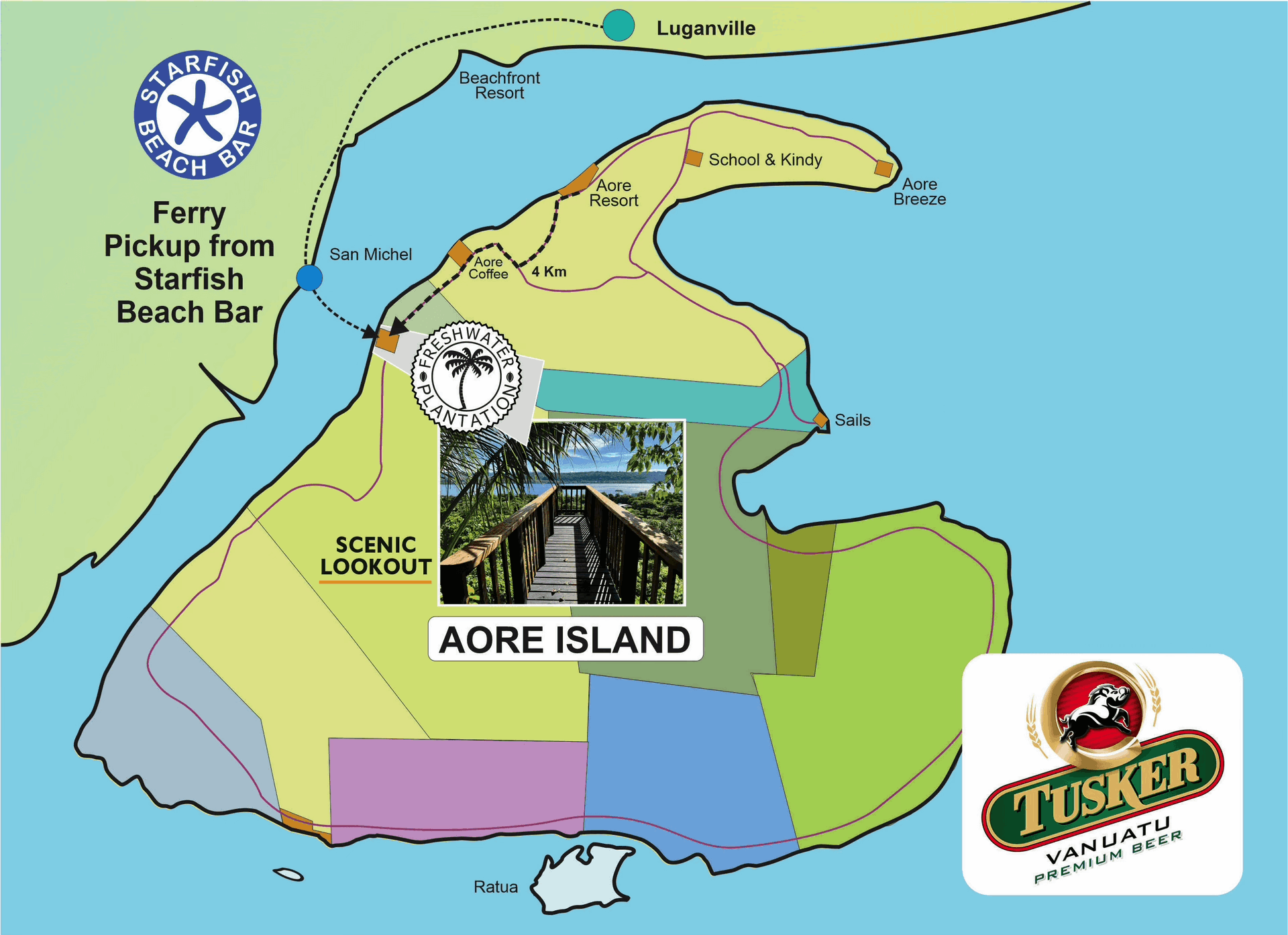 Aore Island Map